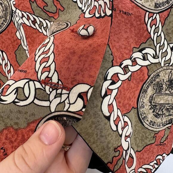 VTG Neiman Marcus 100% Silk Size: M Men's Suit Jacket Vest - Picture 6 of 6